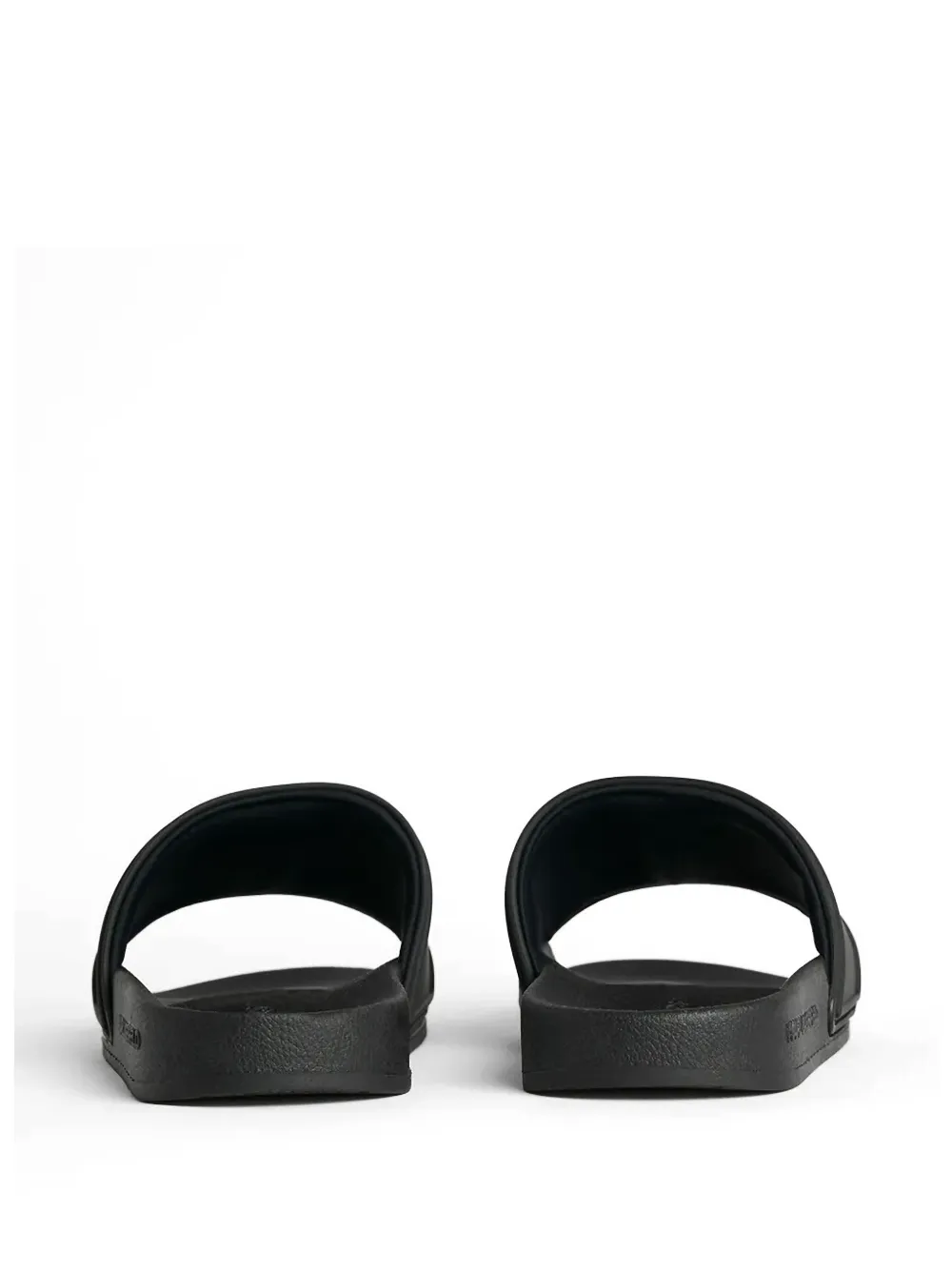 Karl Lagerfeld Kondo 2.0 embossed slides Zwart