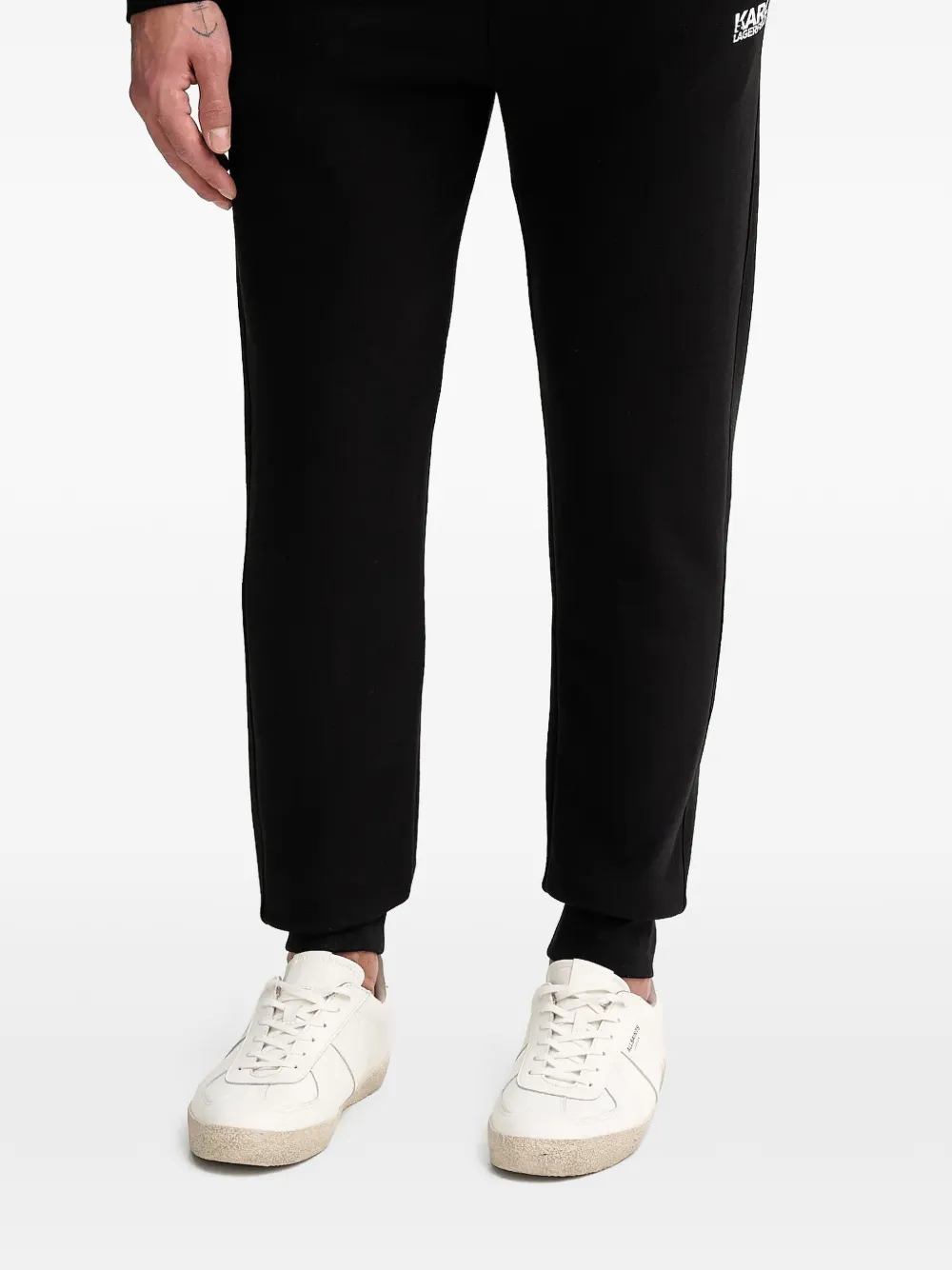 Karl Lagerfeld logo-print track pants - Nero