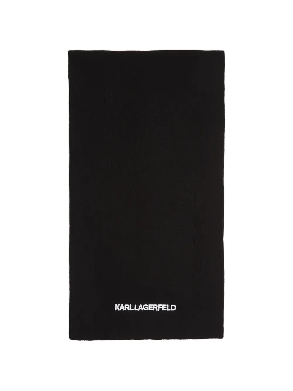 Karl Lagerfeld Schal mit Logo-Detail - Schwarz