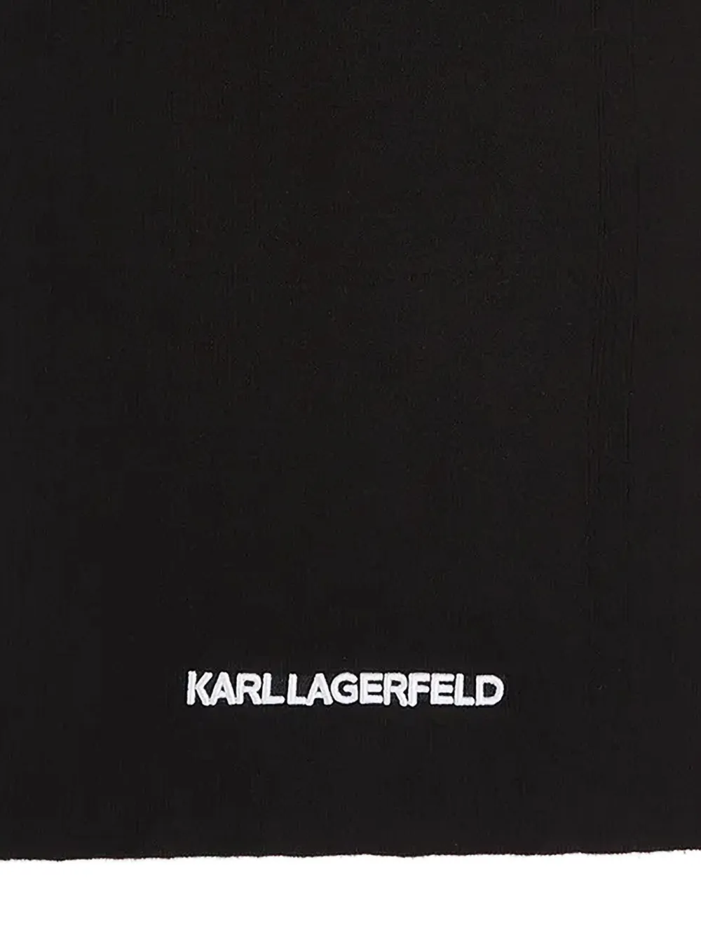 Karl Lagerfeld Sjaal met logodetail Zwart