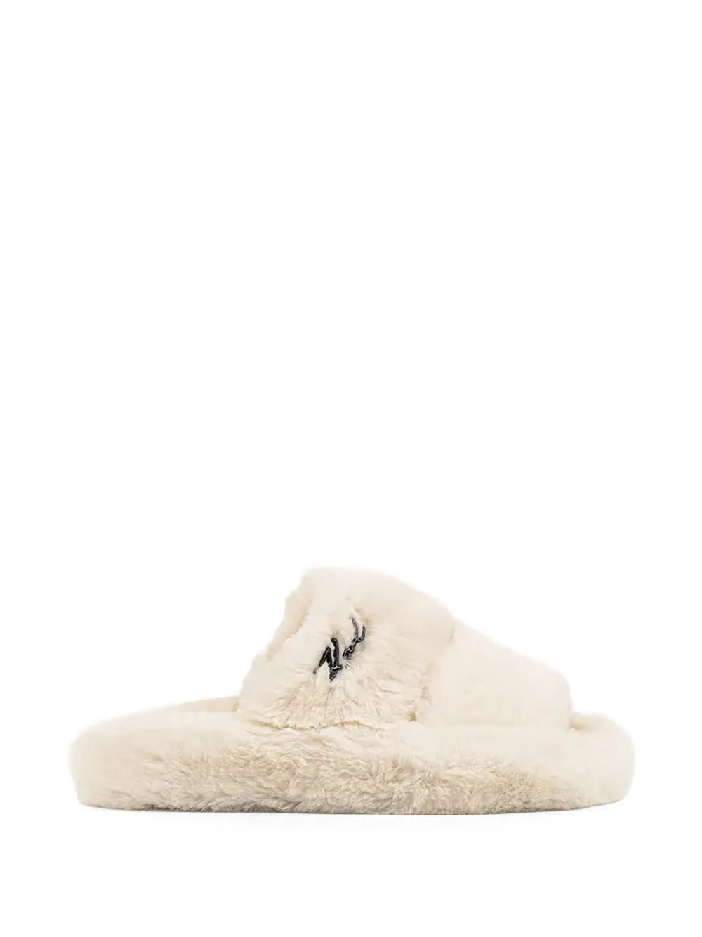 Karl Lagerfeld Slippers Hypnos con ricamo - Toni neutri