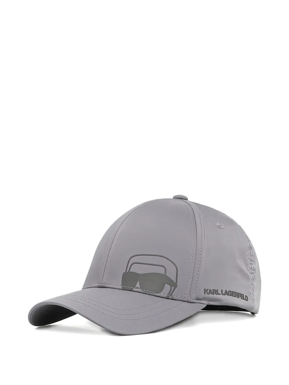 Karl Lagerfeld Ikonik Karl Baseball Cap In Gray