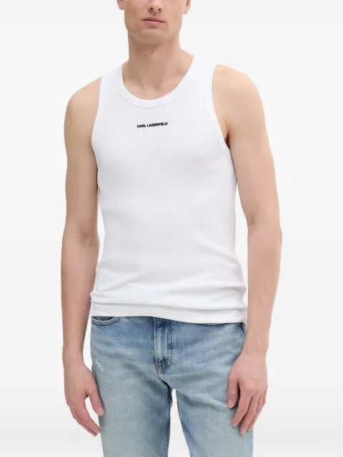 Karl Lagerfeld logo-detail tank top
