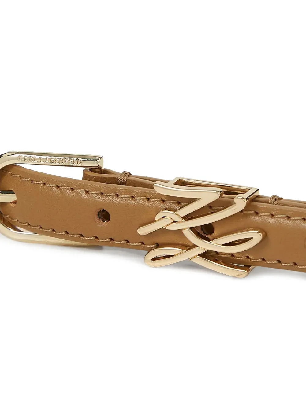 Karl Lagerfeld K Autograph riem Bruin