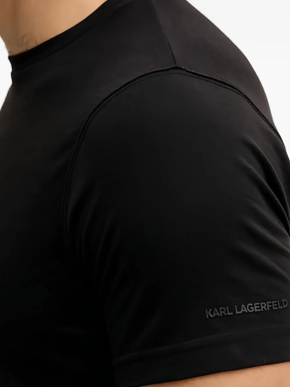 Karl Lagerfeld T-shirt met korte mouwen Zwart