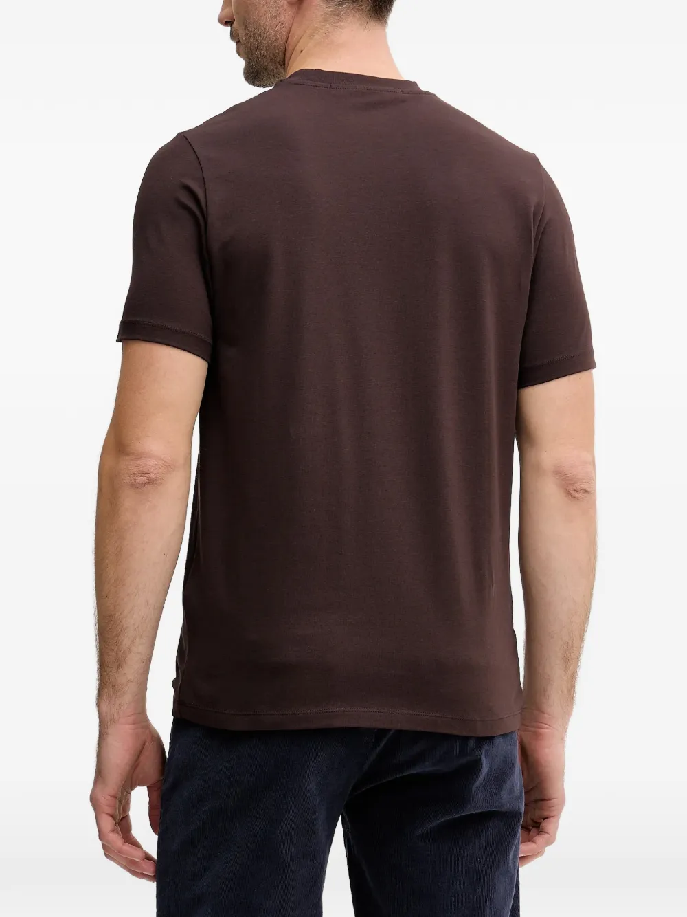 Karl Lagerfeld T-shirt met logoprint Bruin