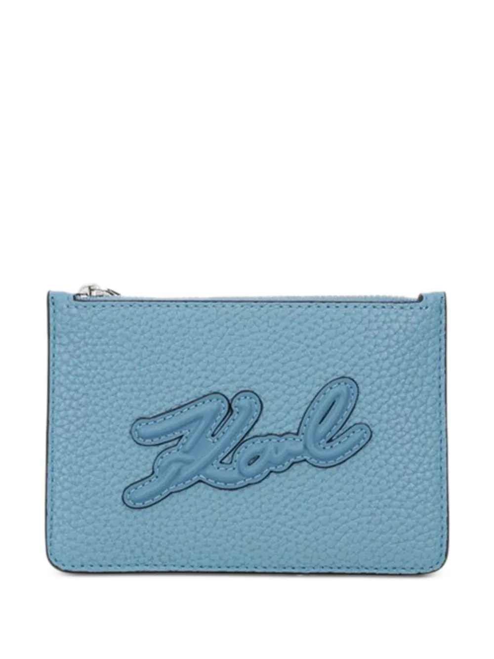 Karl Lagerfeld zipped wallet - Blu