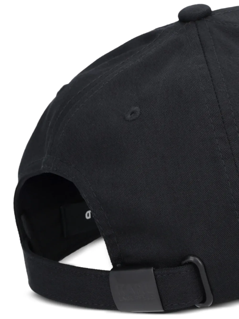 Karl Lagerfeld logoprint honkbalpet met tekst Zwart