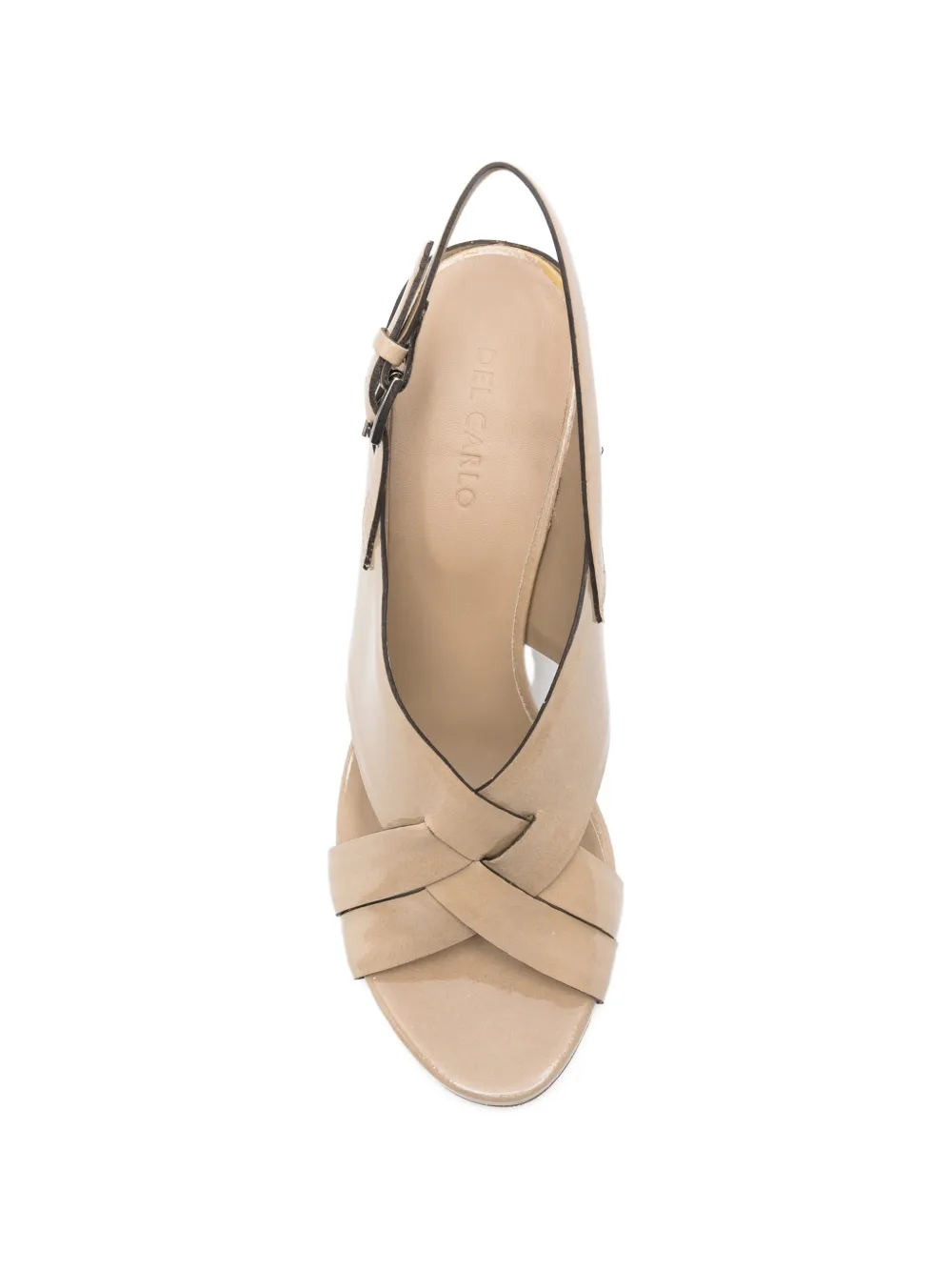 Del Carlo criss-cross sandals Beige