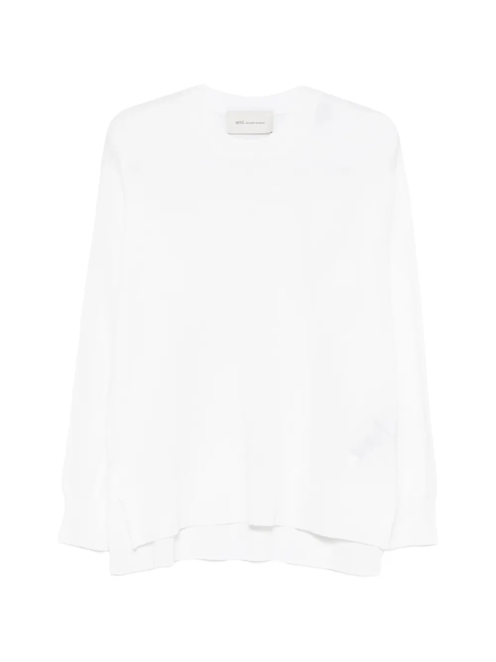 AMI Paris long-sleeve sweater - Weiß