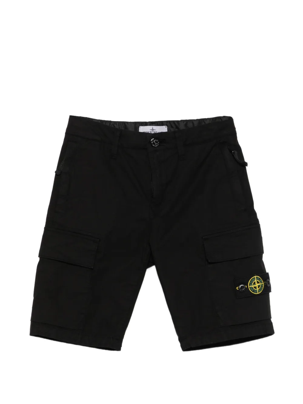 Stone Island Junior cargo-pocket shorts - Nero