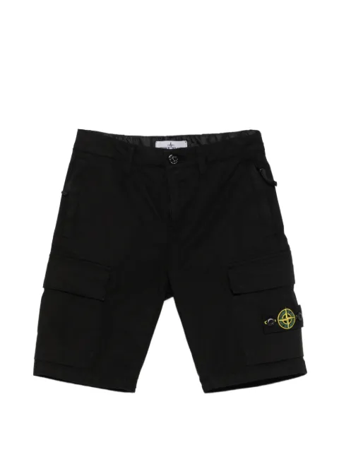 Stone Island Junior shorts cargo con bolsillos