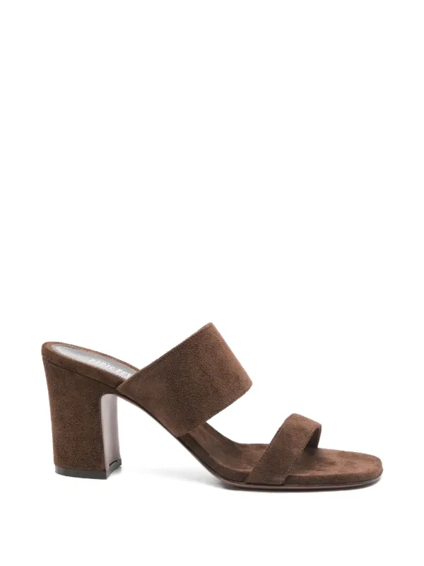 Paris Texas Ava Strap Sandals in Brown