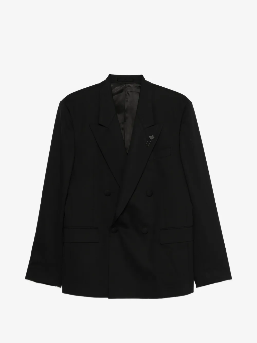 Lardini double-breasted blazer | Black | Image 1