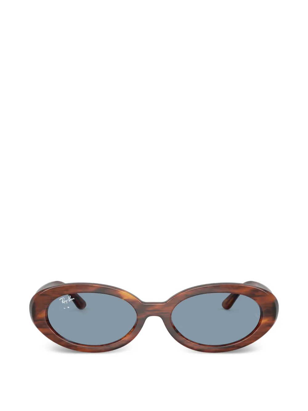 Ray-Ban oval-frame sunglasses - Marrone