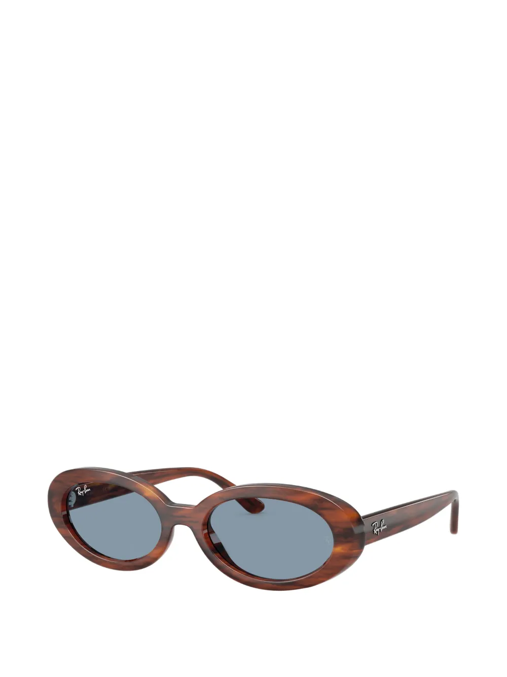 Ray-Ban Zonnebril met ovalen montuur Bruin