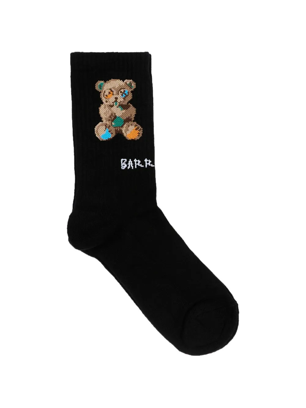 Barrow kids bear-intarsia socks - Nero