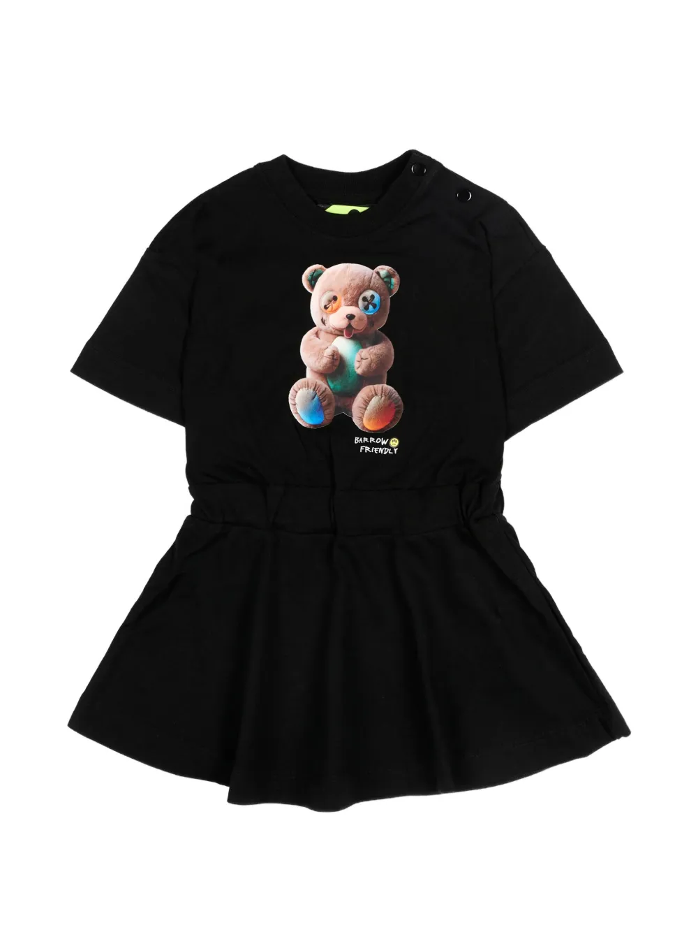 Barrow kids short-sleeve dress - Nero