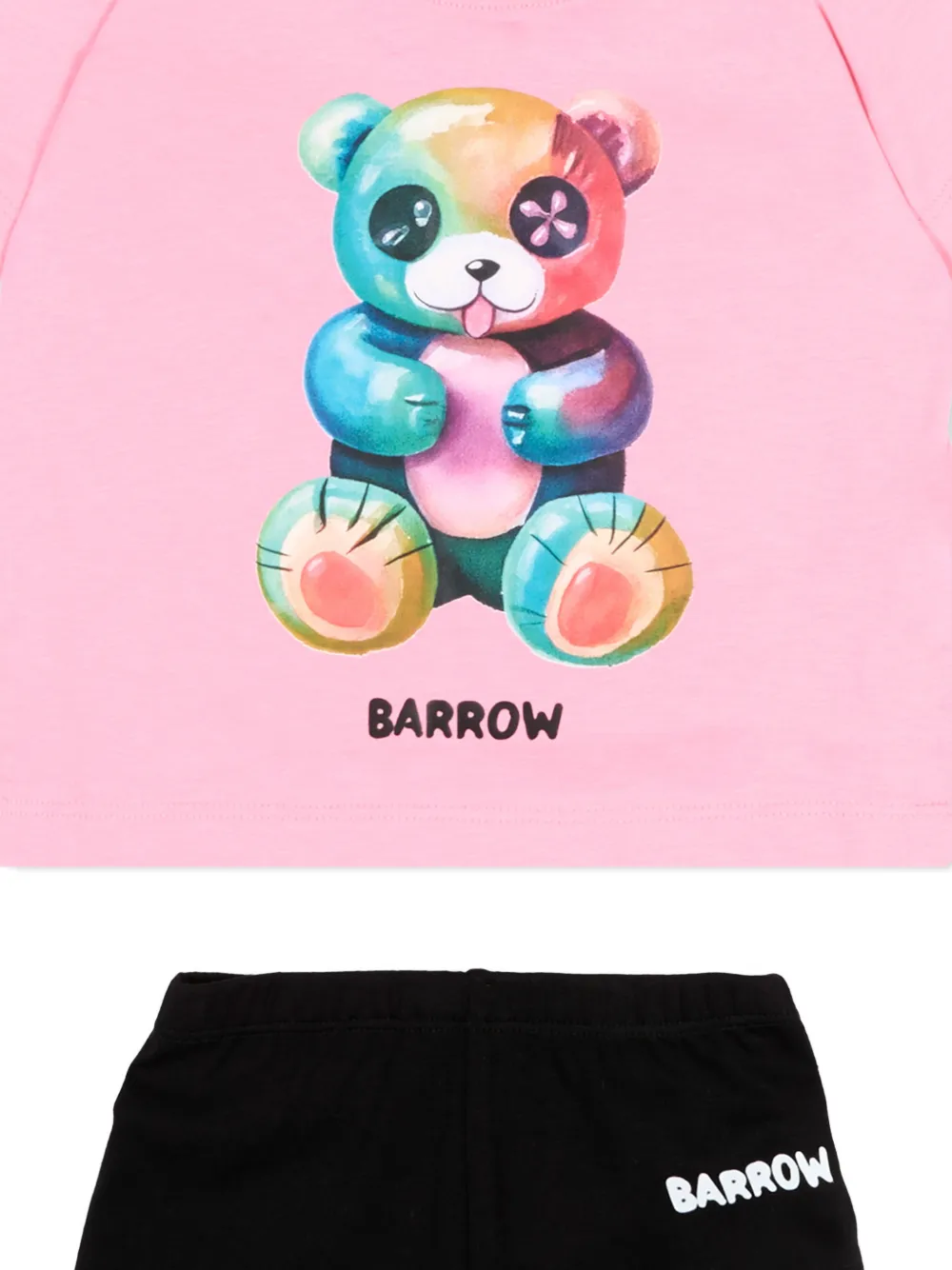 Barrow kids Shorts set met print Roze