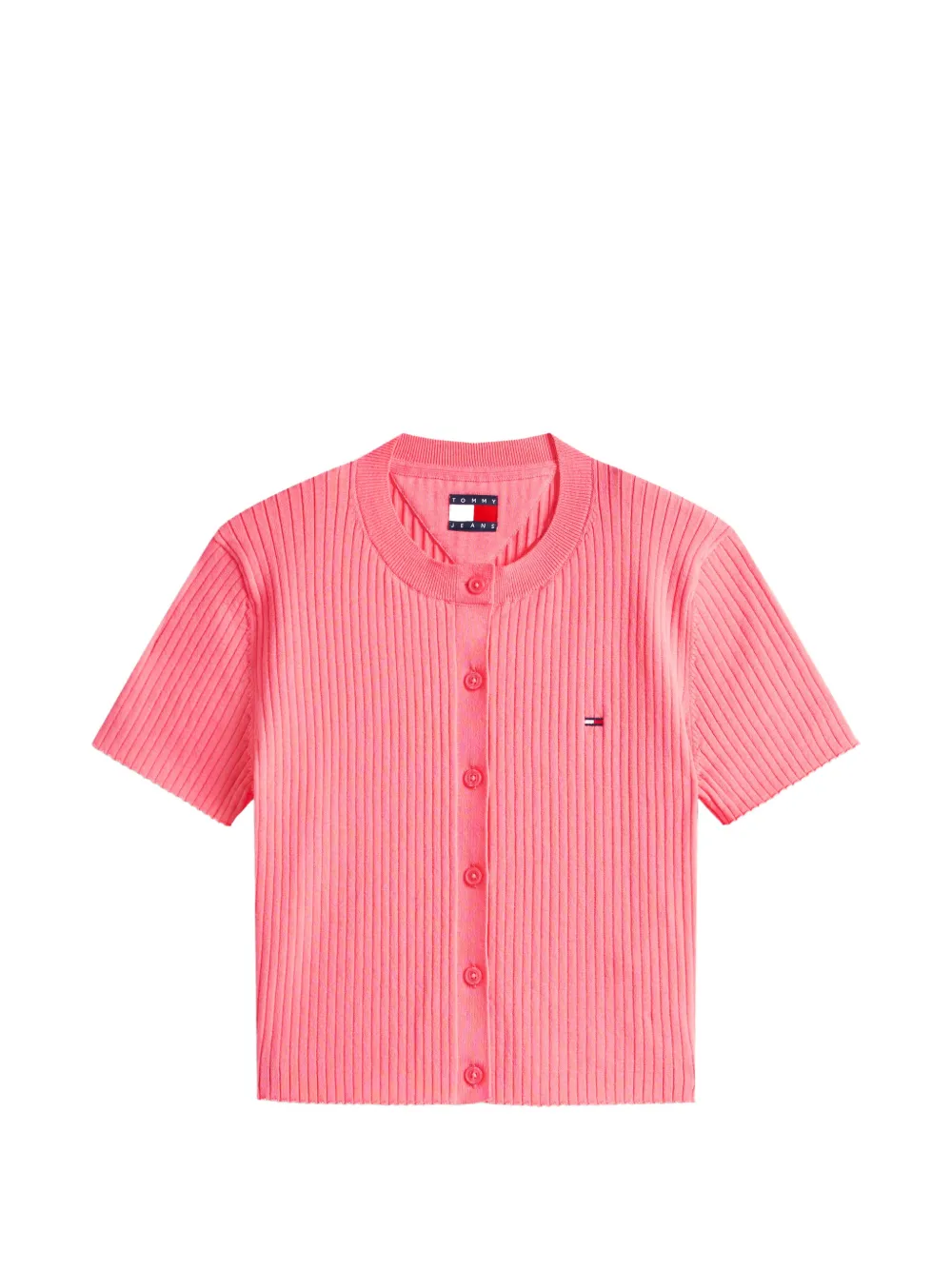 Tommy Hilfiger short-sleeve cardigan - Rosa