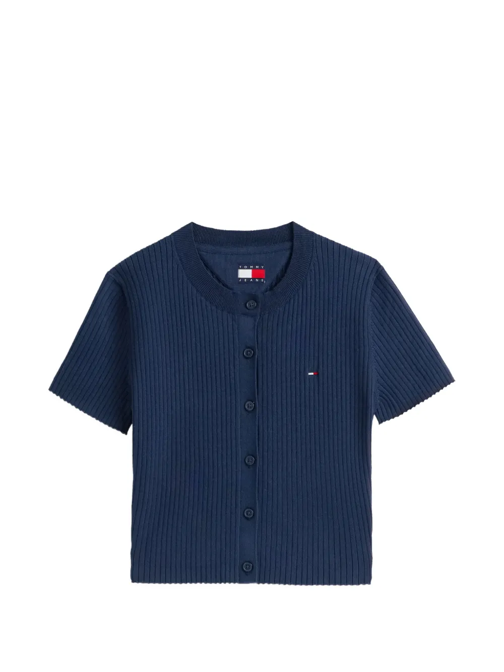 Tommy Hilfiger short-sleeve cardigan - Blu