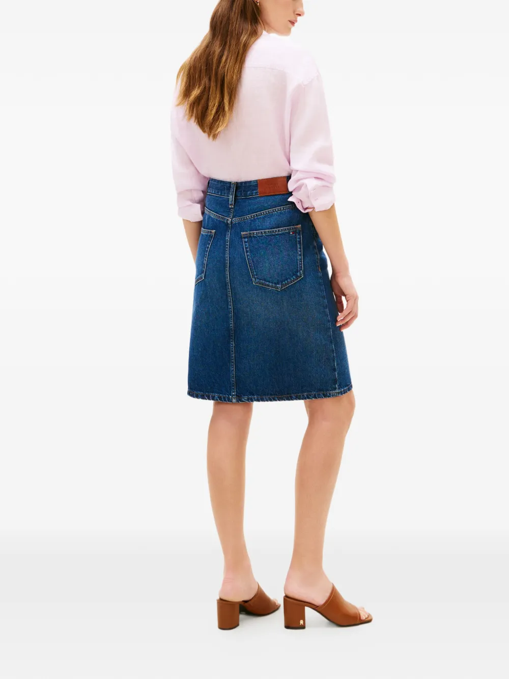  Tommy Hilfiger Five-pocket-style Mini Skirt - Blue 