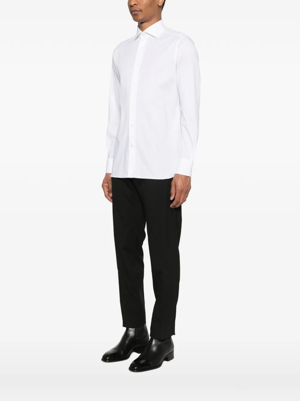 Zegna Overhemd met lange mouwen Wit