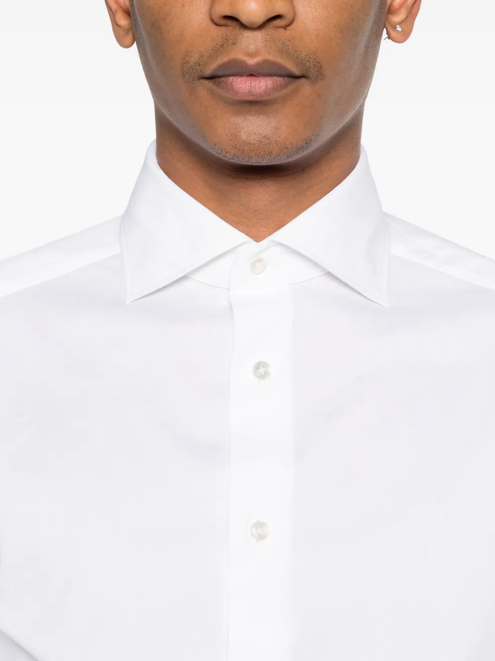 Zegna Overhemd met lange mouwen Wit