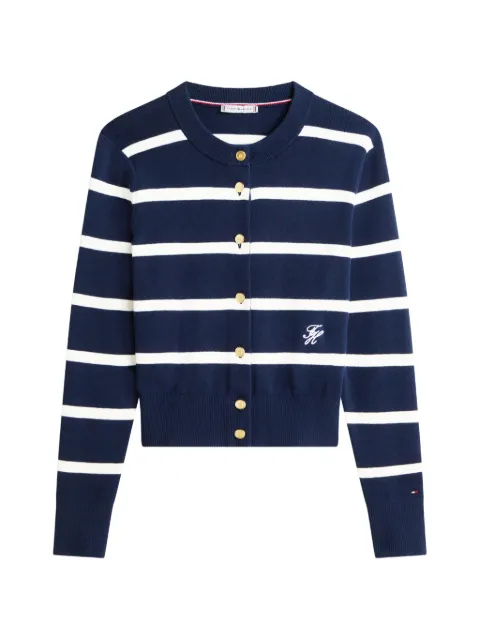 Tommy Hilfiger 条纹排扣开衫