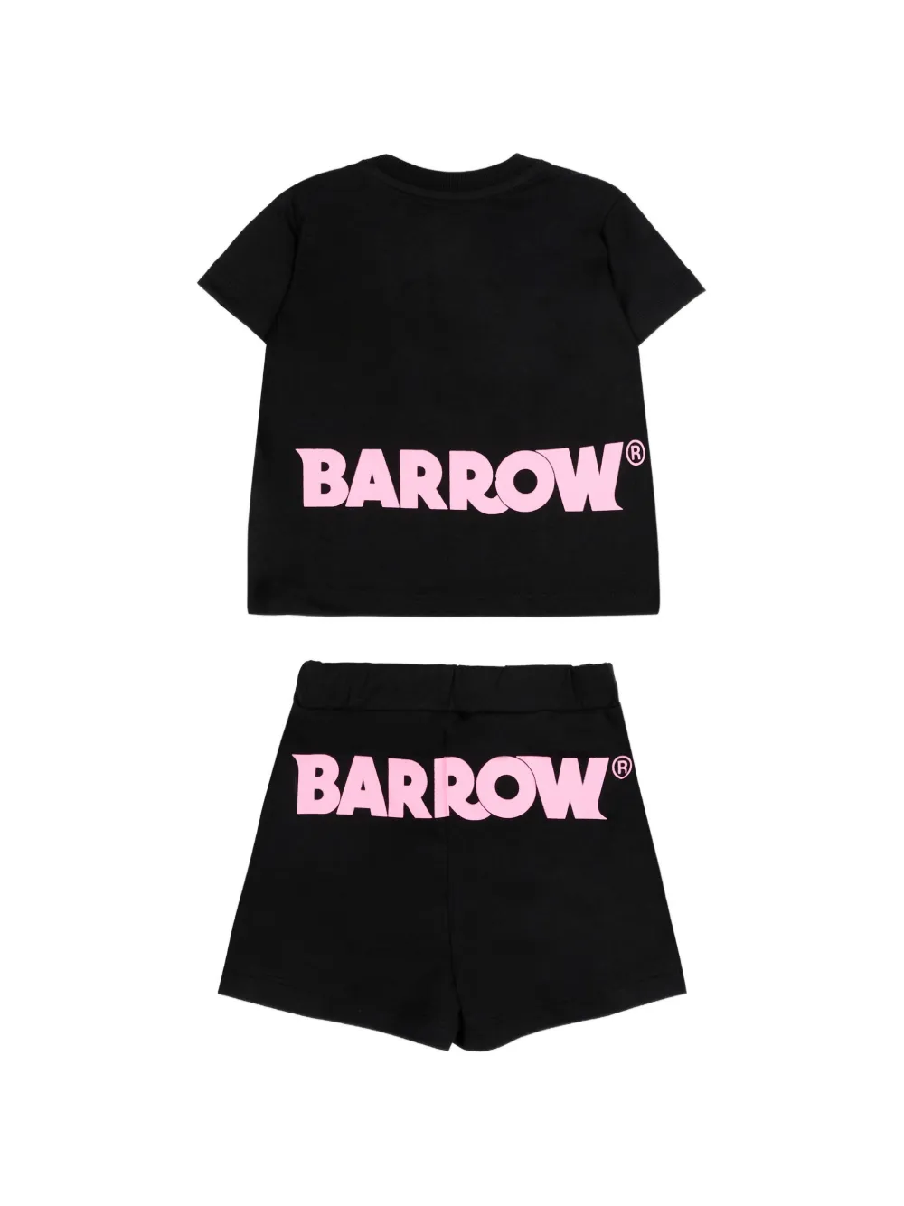 Barrow kids Shorts set met logoprint Zwart