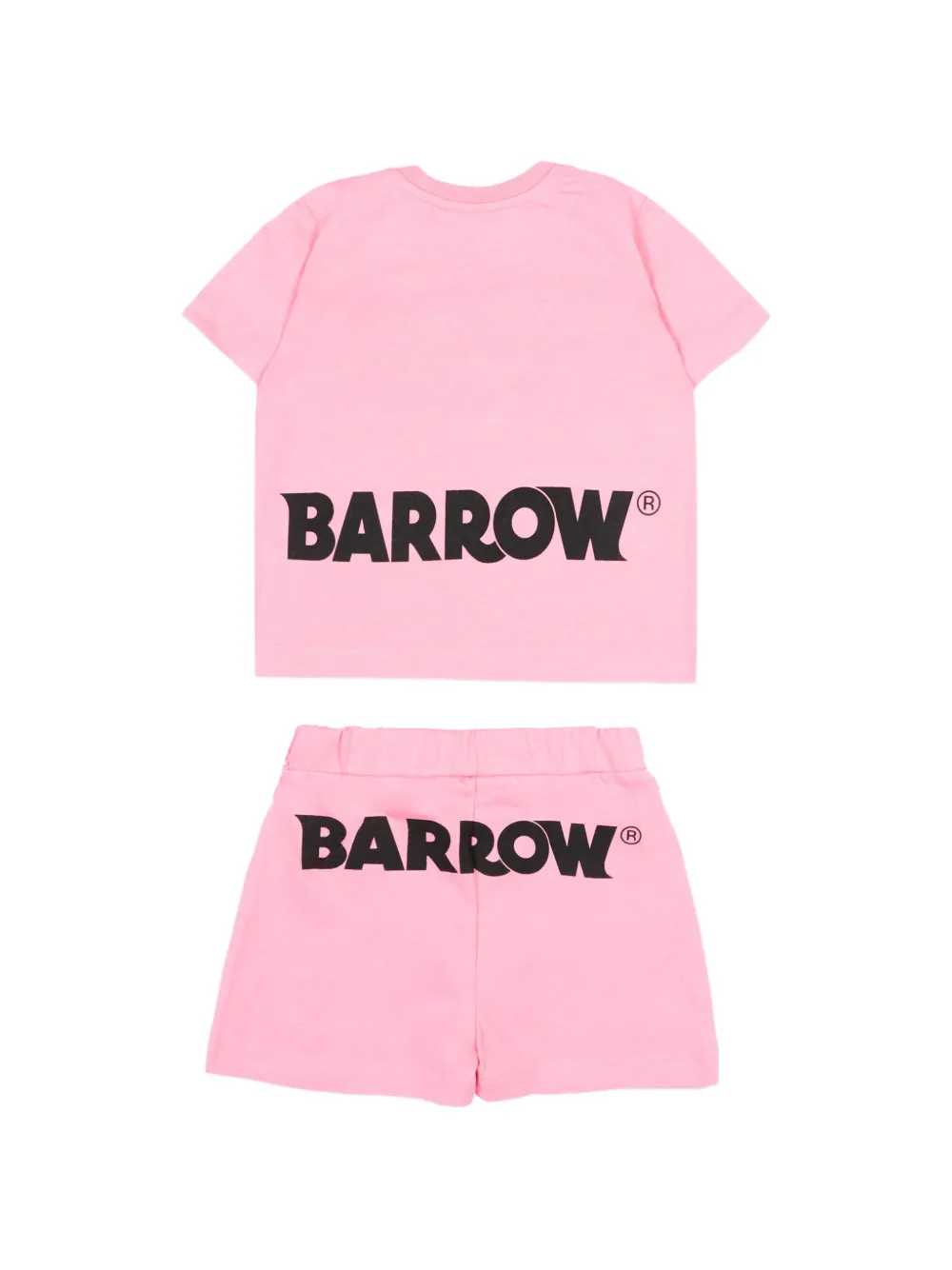 Barrow kids Shorts set met logoprint Roze