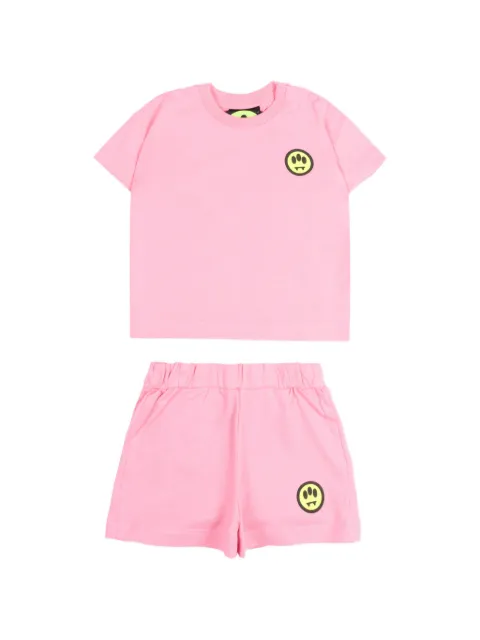 Barrow kids logo-print shorts set