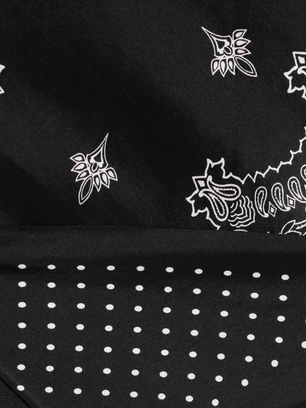  Destin Triangular-shape Bandana - Black 