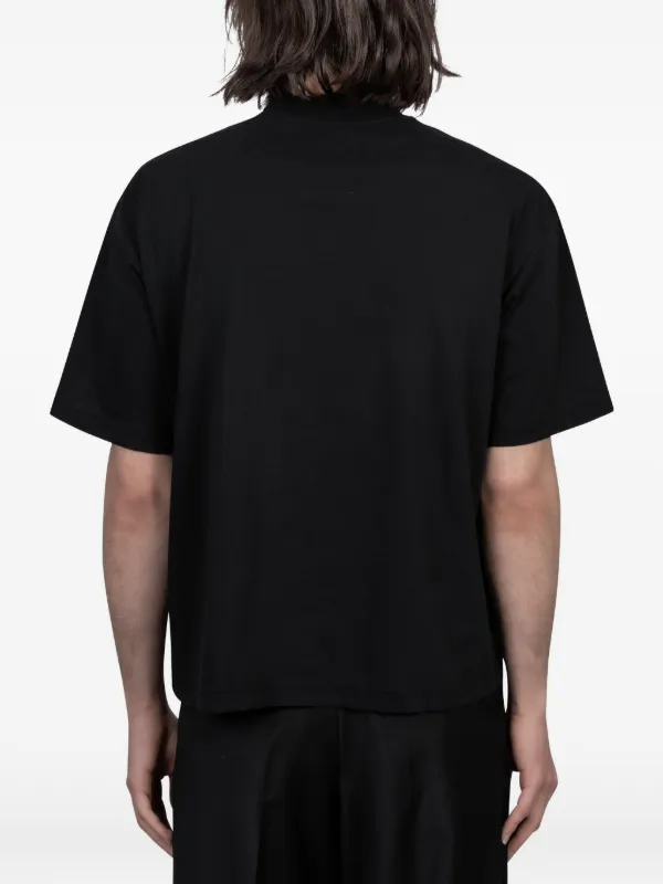 Maison MIHARA YASUHIRO キャットプリント Tシャツ | ブラック