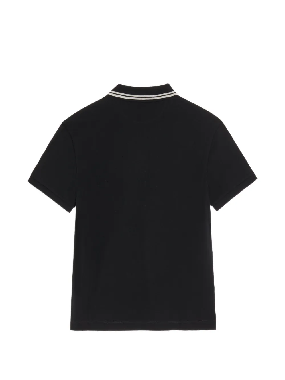 Valentino Garavani Katoenen-piqué poloshirt met Maison borduurwerk Zwart