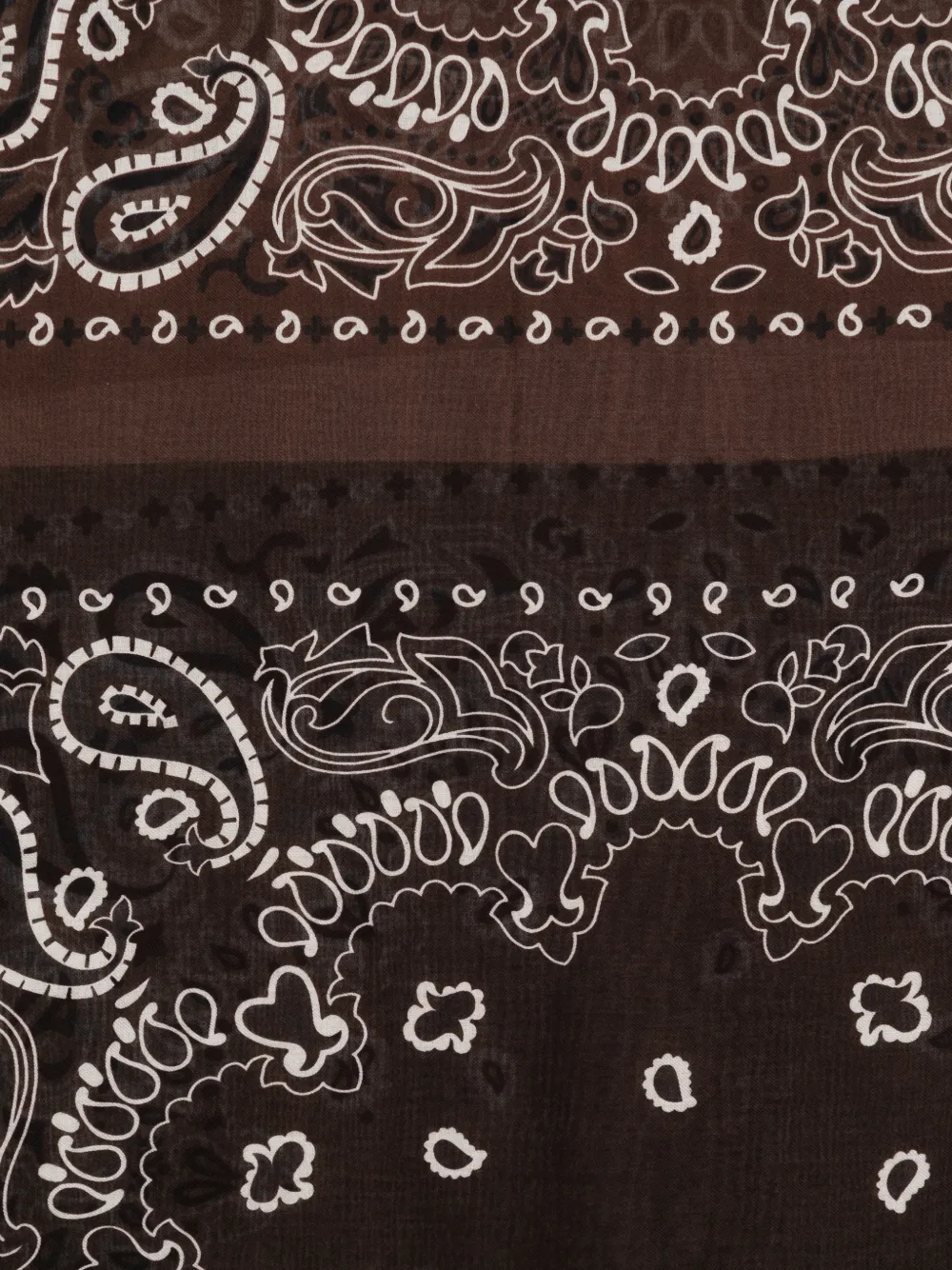  Destin Bandana-print Scarf - Brown 