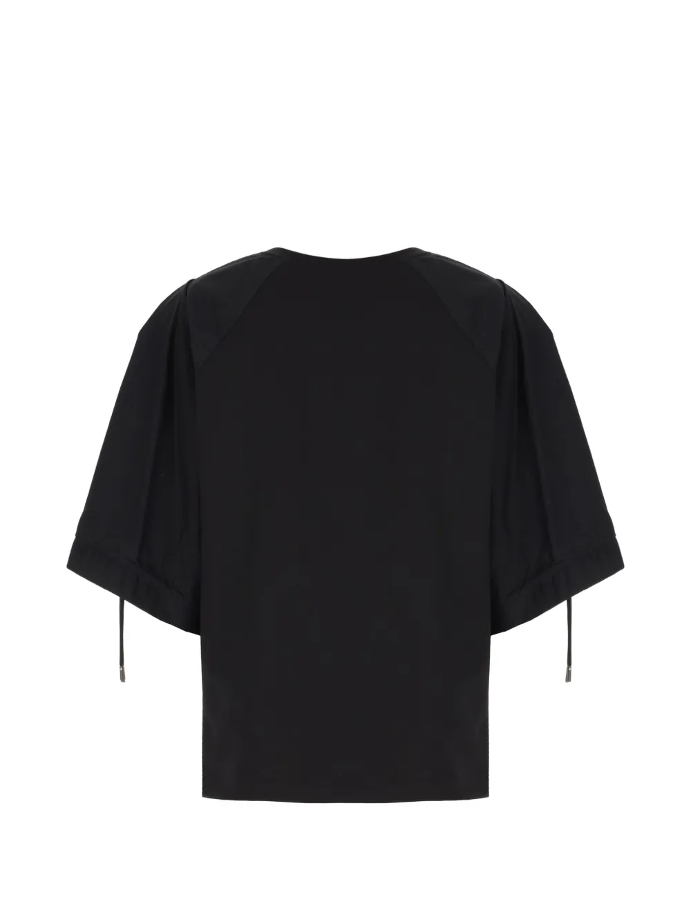Max Mara Blouse met strikdetail Zwart