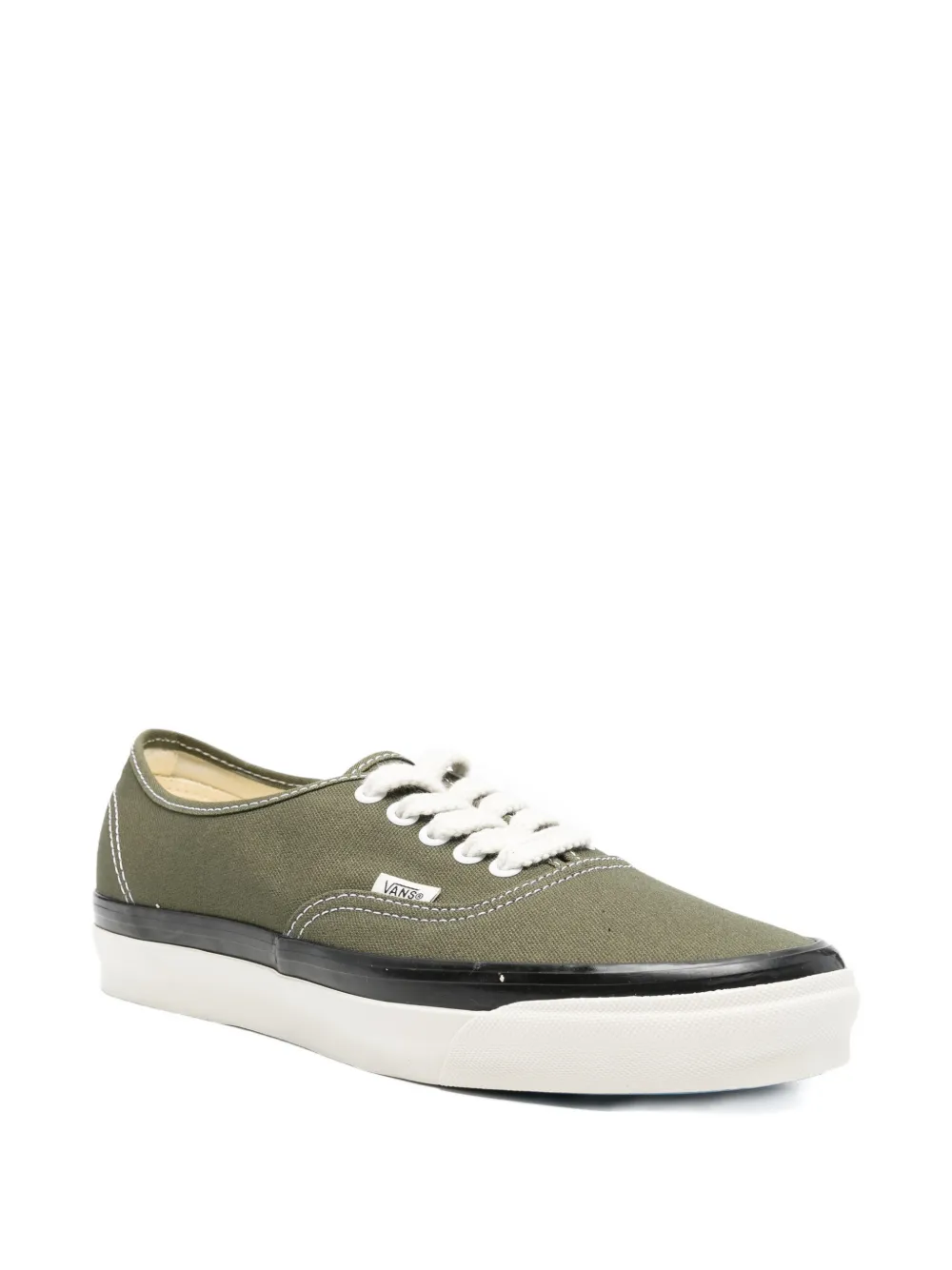 Vans LX Authentic 44 Deck lace-up contrast-sole sneakers Groen