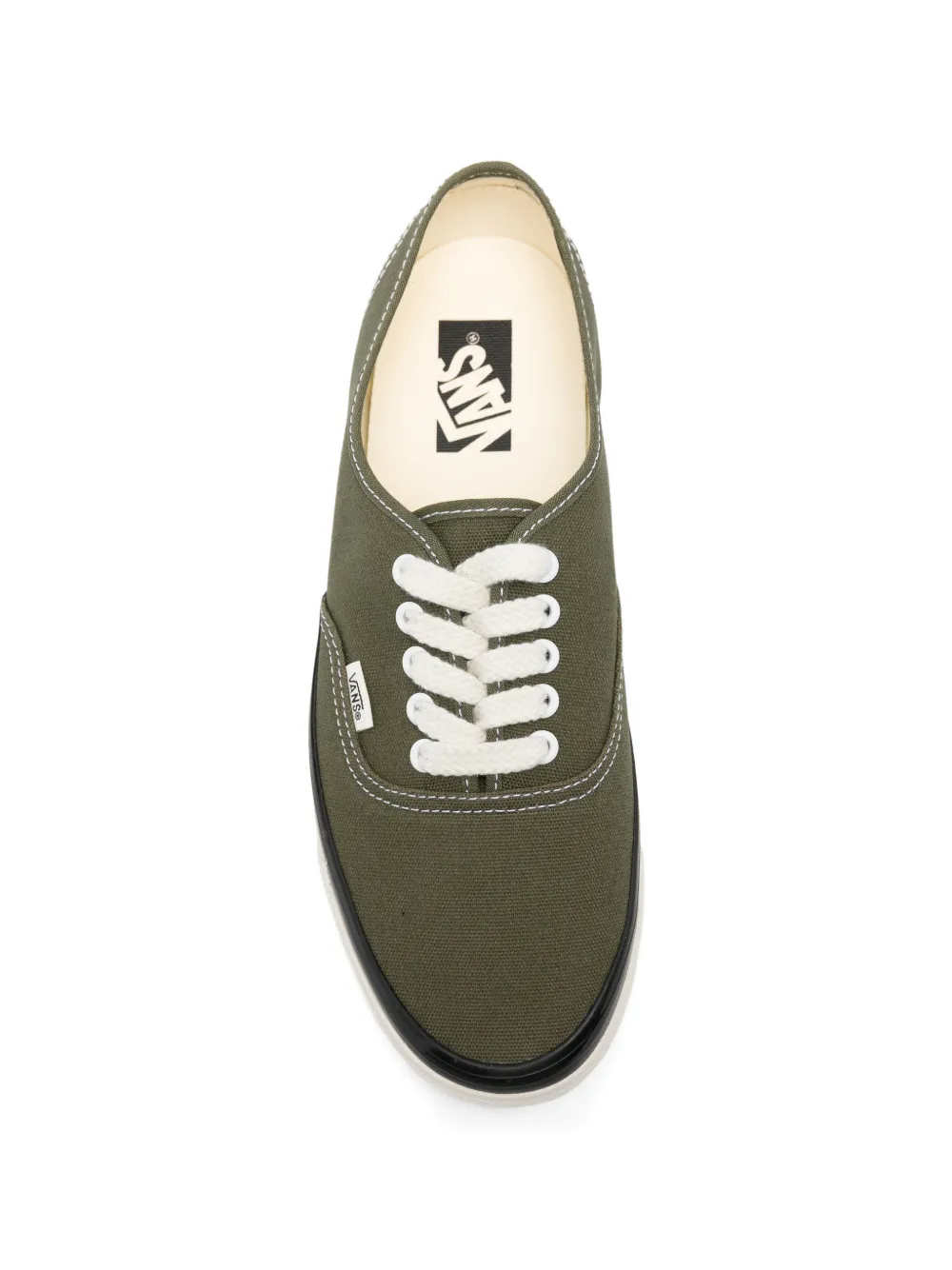 Vans LX Authentic 44 Deck lace-up contrast-sole sneakers Groen