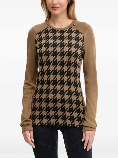 Helly Hansen Lifa houndstooth-pattern base layer