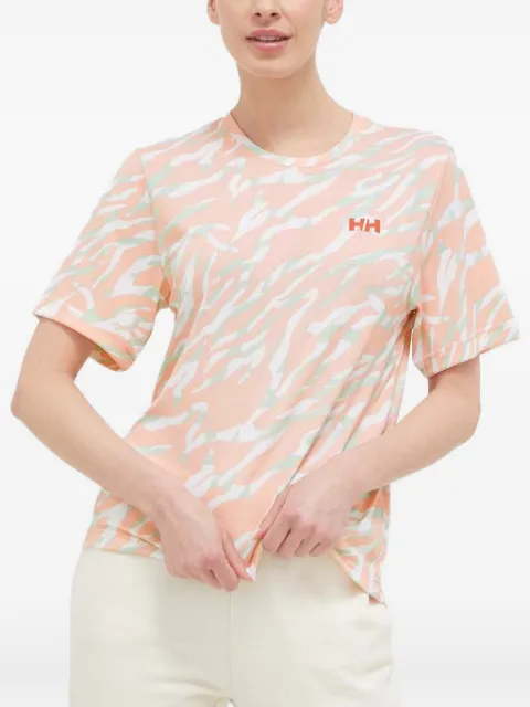 Helly Hansen tiger-print logo-print T-shirt