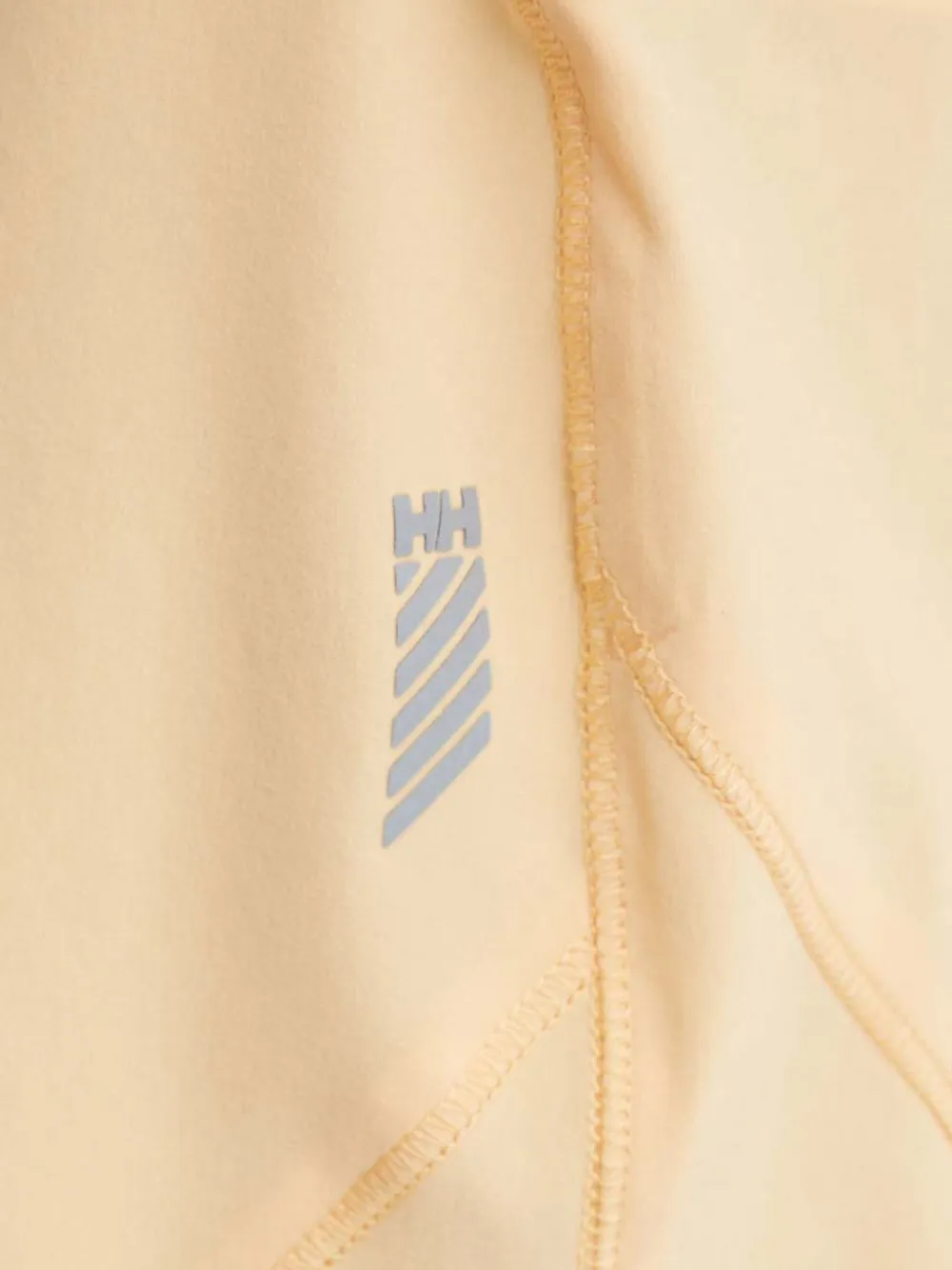 Helly Hansen High waist shorts met logoprint Geel
