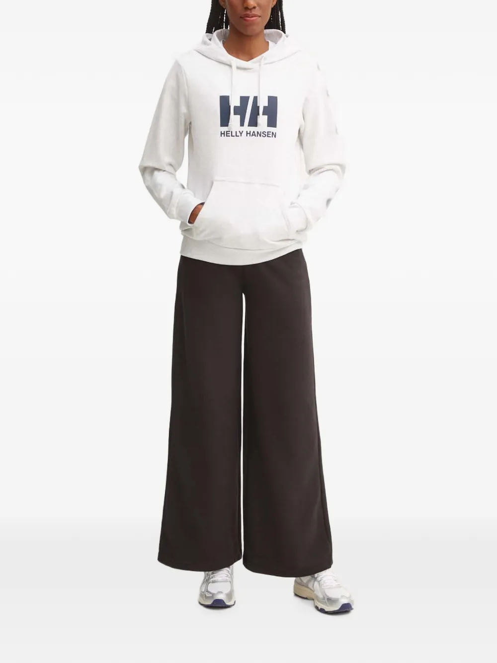 Helly Hansen logo-print hoodie Wit