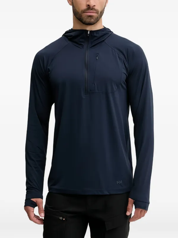 Helly Hansen Shine Solen ハーフジップ パーカー | ブルー | FARFETCH JP