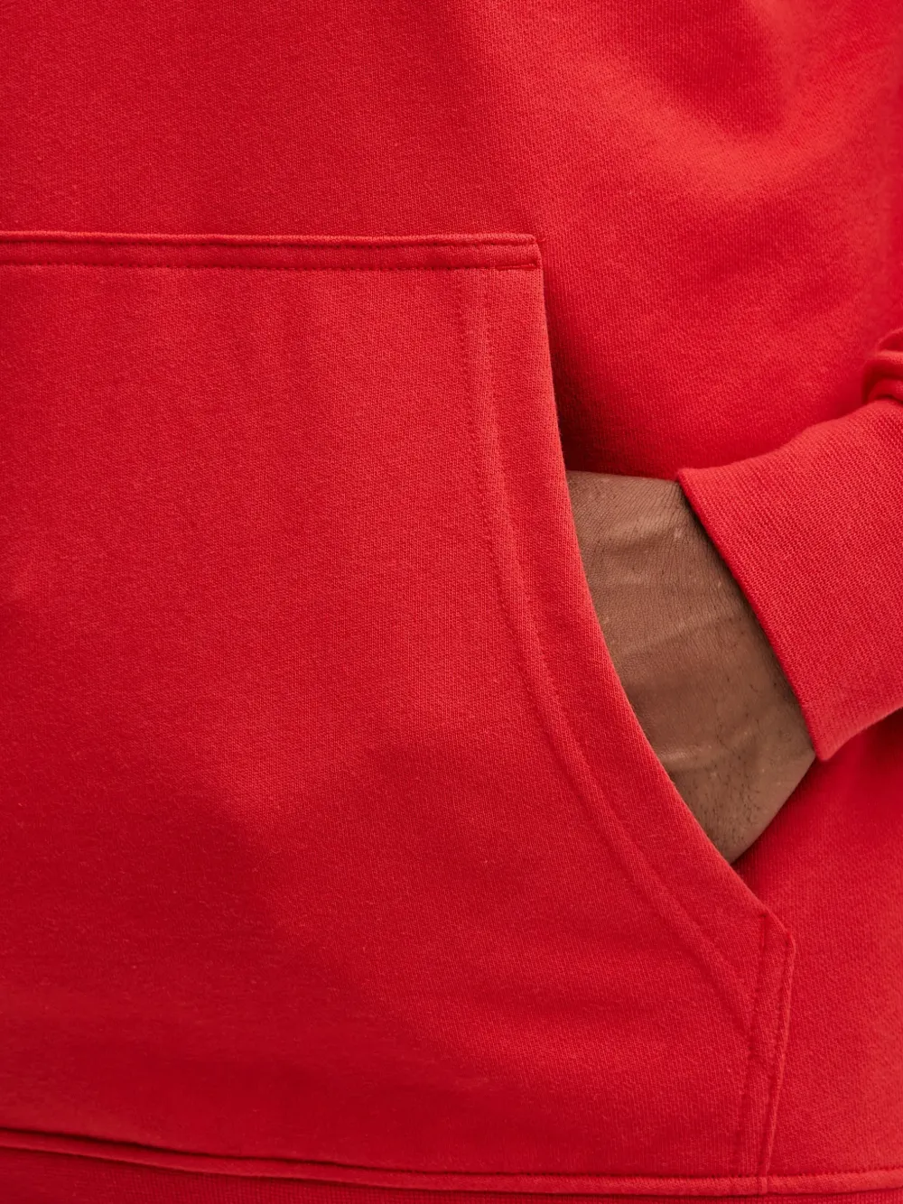 Helly Hansen Trui met capuchon en zak Rood