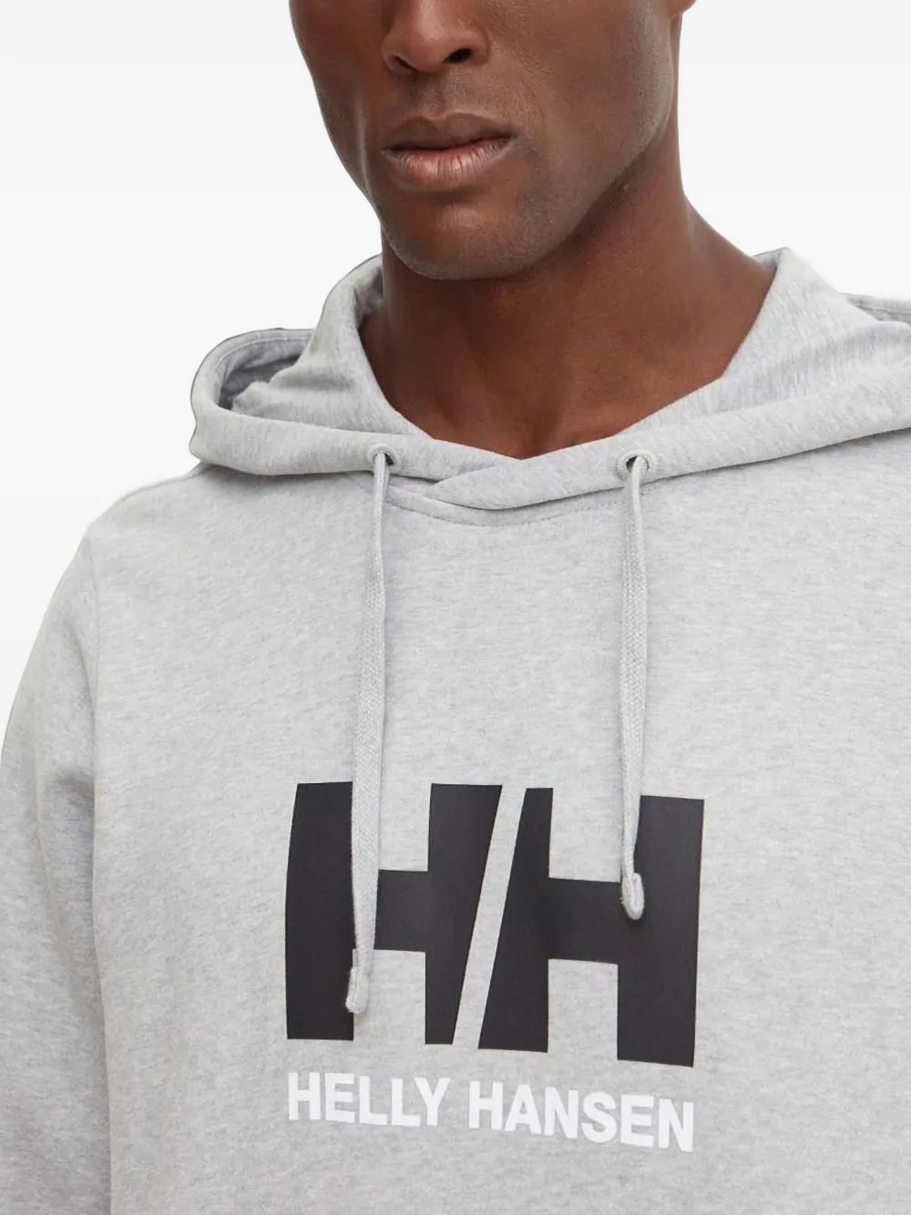 Helly Hansen logo-print drawstring hoodie Grijs