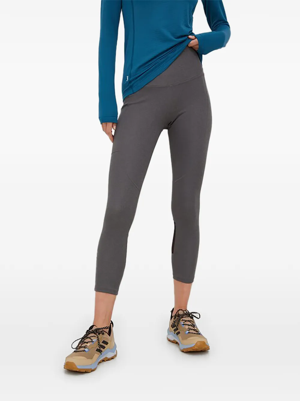 Helly Hansen side-pocket cropped leggings - Grigio