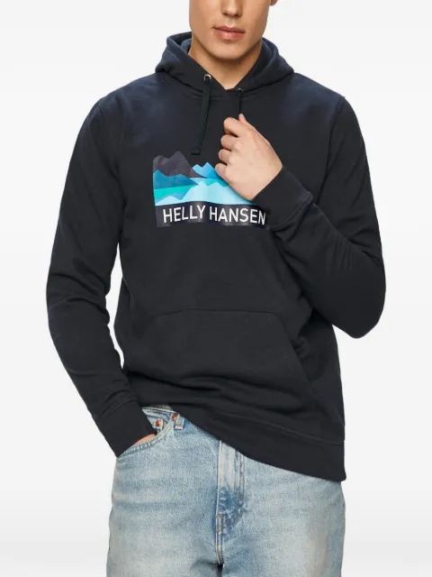 Helly Hansen graphic-print drawstring hoodie