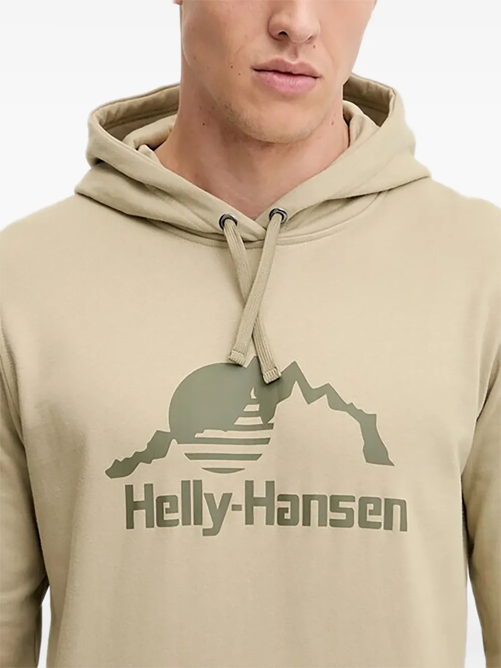 Helly Hansen Nord hoodie met grafische print Beige