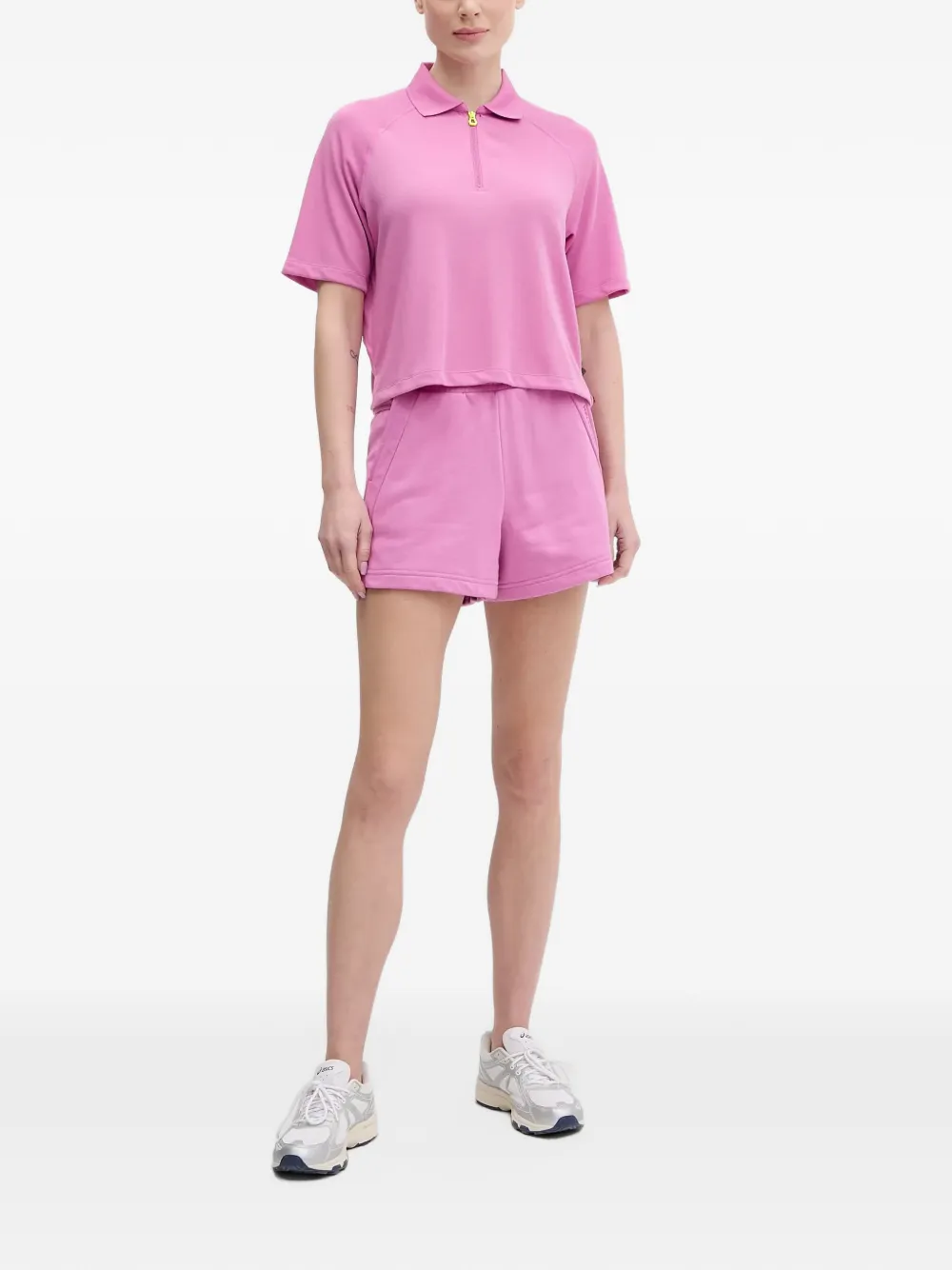 Helly Hansen Poloshirt met halve rits Roze